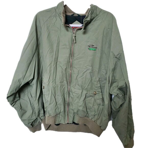VINTAGE 90s Energizer Tour Track Windbreaker Jacket The Dunes Sage Green XXL